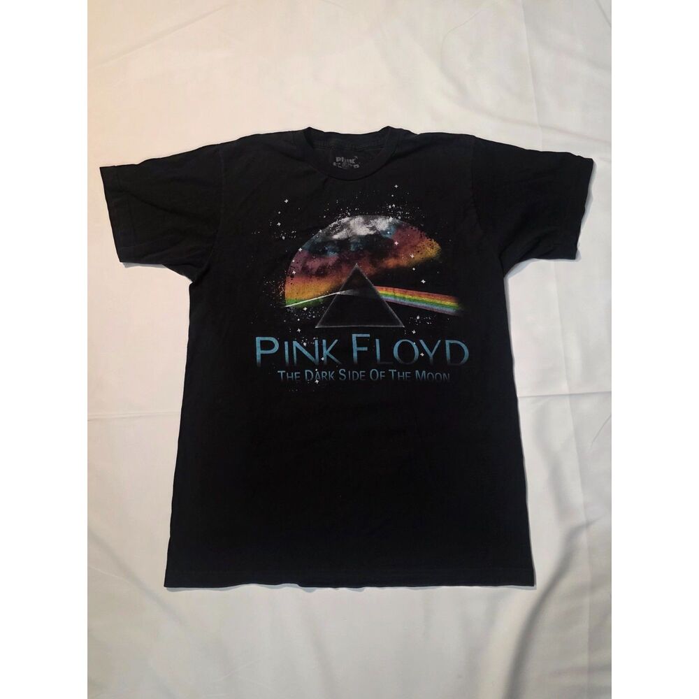 Pink Floyd The Dark Side Of The Moon Men's Size M Black Cotton Graphic T-Shirt
